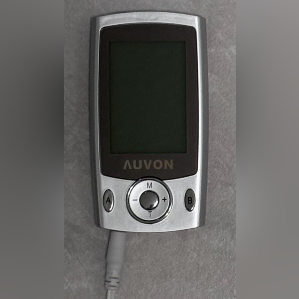 AUVON EMS Dual Channel TENS Unit Muscle Stimulator Machine & Cord Only